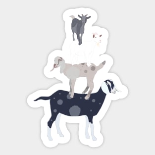 Goat Stack Sticker